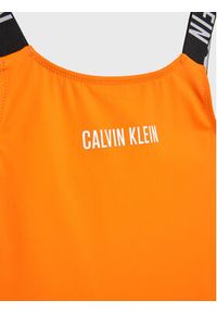 Calvin Klein Swimwear Strój kąpielowy KY0KY00032 Pomarańczowy. Kolor: pomarańczowy. Materiał: syntetyk #3