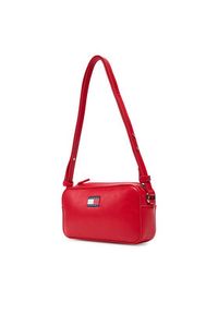 Tommy Jeans Torebka Tjw Ess Must Convertible Camera AW0AW17290 Czerwony. Kolor: czerwony. Materiał: skórzane