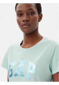 GAP - Gap T-Shirt 729555-13 Zielony Regular Fit. Kolor: zielony. Materiał: bawełna #4