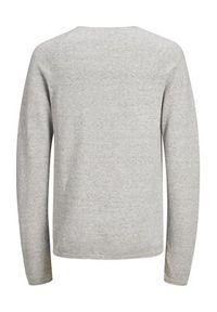 Jack & Jones - Jack&Jones Sweter Hill 12157321 Szary Regular Fit. Kolor: szary. Materiał: bawełna #5