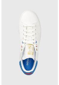 adidas Originals sneakersy Stan Smith GY5701 kolor biały. Nosek buta: okrągły. Zapięcie: sznurówki. Kolor: biały. Materiał: guma. Model: Adidas Stan Smith #4
