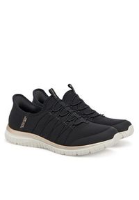 skechers - Skechers Sneakersy GO WALK Anywhere - Vivi 104426/BKRG Czarny. Kolor: czarny. Materiał: materiał