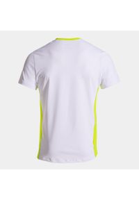 Koszulka treningowa męska Joma Camiseta Manga Corta Court. Kolor: biały, wielokolorowy, zielony. Materiał: poliester. Długość rękawa: krótki rękaw. Długość: krótkie