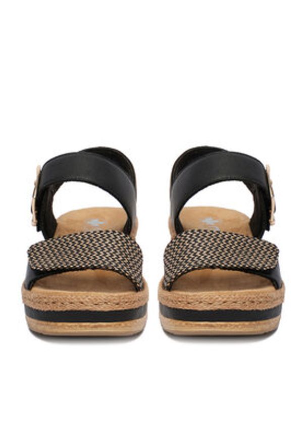 Rieker Sandały CEO-V0951-00 Czarny. Kolor: czarny. Materiał: skóra