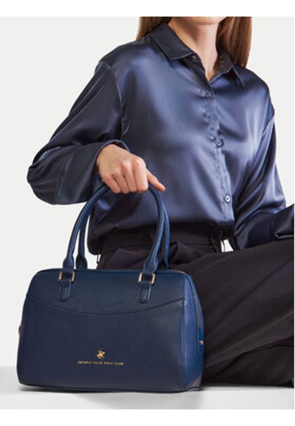 Beverly Hills Polo Club Torebka BHPC-C-006-07 Granatowy. Kolor: niebieski