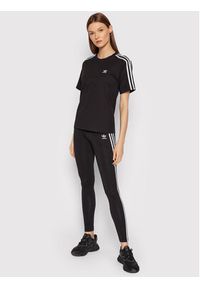 Adidas - adidas Legginsy adicolor Classics 3-Stripes HD2350 Czarny Tight Fit. Kolor: czarny. Materiał: bawełna #3