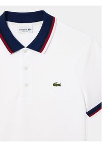 Lacoste Polo PH3461 Biały Regular Fit. Typ kołnierza: polo. Kolor: biały. Materiał: bawełna #4