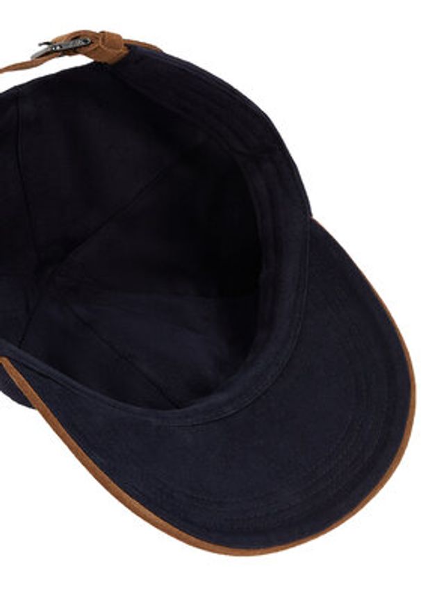 TOMMY HILFIGER - Tommy Hilfiger Czapka z daszkiem Th Flag Herringbone 6 Panel Cap AM0AM13385 Granatowy. Kolor: niebieski. Materiał: materiał, bawełna