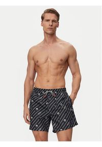 Guess Szorty kąpielowe M6GZ20 W2170 Granatowy Regular Fit. Kolor: niebieski. Materiał: syntetyk #3