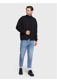 Sisley Bluza 35HRS5009 Czarny Regular Fit. Kolor: czarny. Materiał: bawełna #4