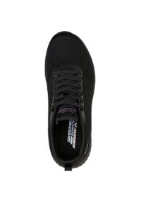 skechers - Buty Skechers Bobs Squad Chaos-Face Off, Kobiety. Kolor: czarny. Materiał: guma, materiał, tkanina, syntetyk. Sport: turystyka piesza