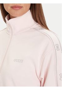 Guess Bluza V5BQ15 KCX22 Różowy Regular Fit. Kolor: różowy. Materiał: syntetyk #3