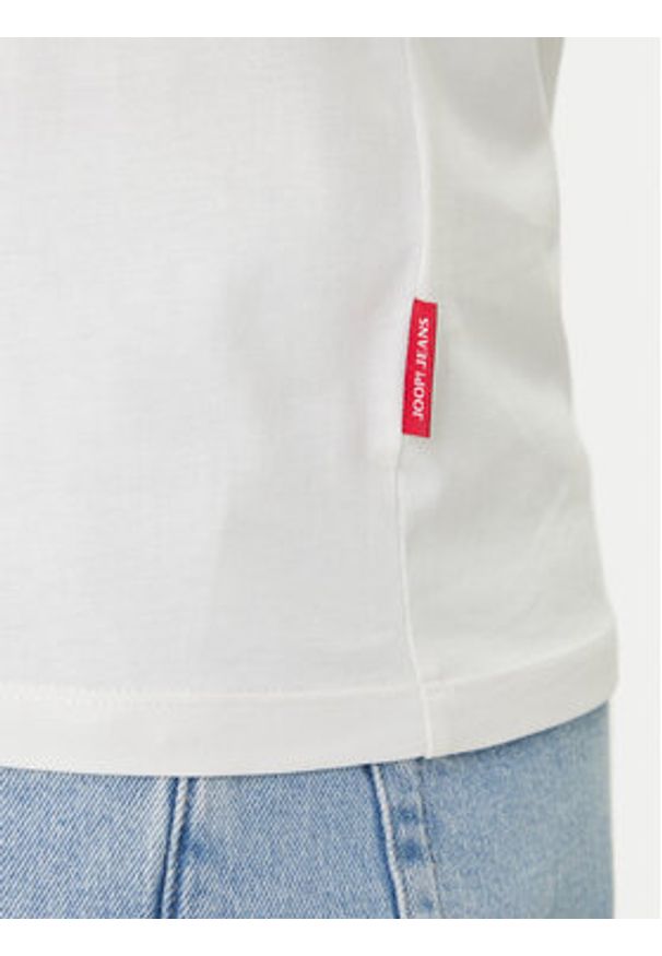 JOOP! Jeans T-Shirt Alphis 30045926 Écru Modern Fit. Kolor: kremowy. Materiał: bawełna