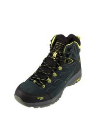 ALPINE PRO - Buty trekkingowe Alpine Pro Kufe Vibram. Wysokość cholewki: przed kolano. Kolor: żółty. Materiał: skóra. Szerokość cholewki: normalna