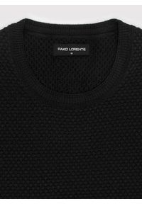 Pako Lorente - PAKO LORENTE - Sweter męski w kolorze czarnym. Kolor: czarny, beżowy. Materiał: wełna, bawełna. Sezon: jesień #7