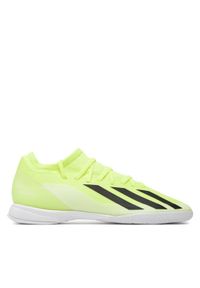 Adidas - adidas Buty do piłki nożnej X Crazyfast League Indoor Boots IF0701 Żółty. Kolor: żółty