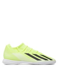 Adidas - adidas Buty X Crazyfast League Indoor Boots IF0701 Żółty. Kolor: żółty