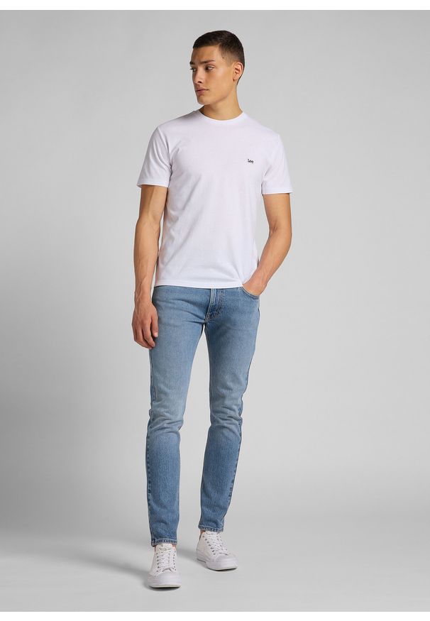 Lee - MESKA KOSZULKA LEE SS PATCH LOGO TEE WHITE 112113578