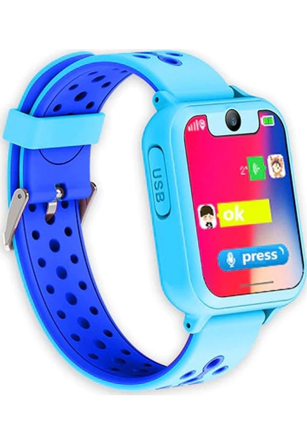 Smartwatch Roneberg RS6 Niebieski. Rodzaj zegarka: smartwatch. Kolor: niebieski