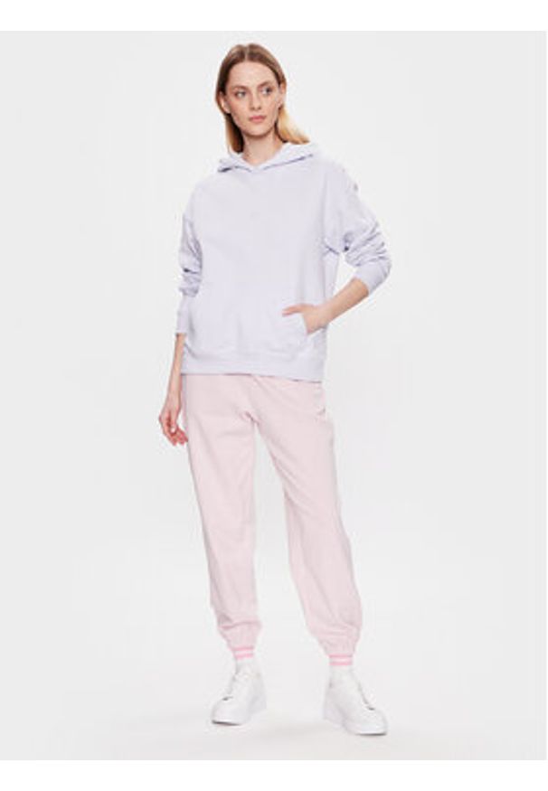 New Balance Bluza Athletics Nature WT23554 Fioletowy Oversize. Kolor: fioletowy. Materiał: bawełna