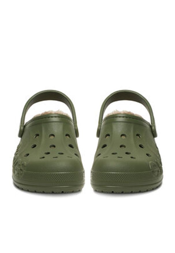 Crocs Klapki C-BAYA LINED CLOG 205969-3TC Zielony. Kolor: zielony