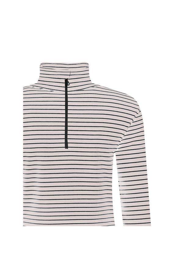 Damski polar 1/4 zip Protest Vessy. Kolor: biały. Materiał: polar