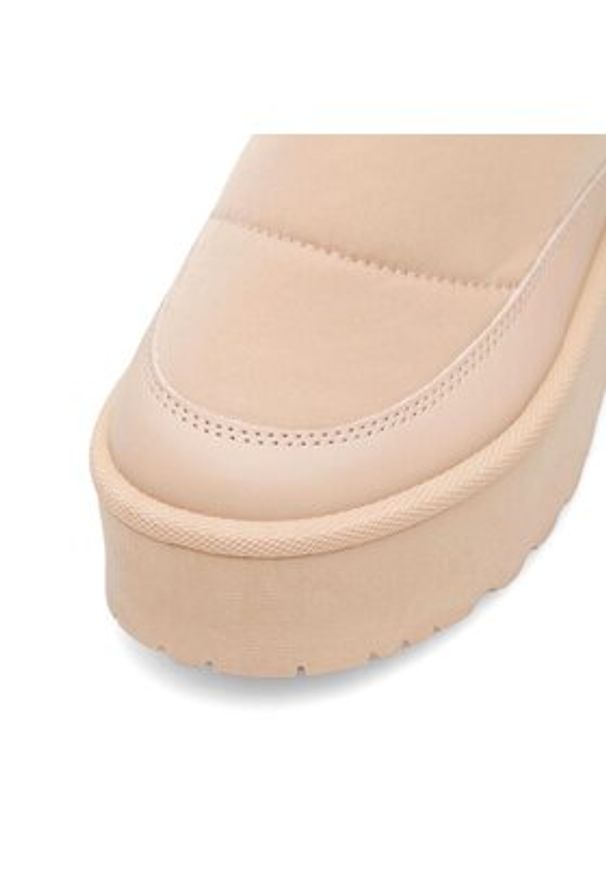 Jenny Fairy Śniegowce Amy NS070301-01 Beżowy. Kolor: beżowy. Materiał: materiał