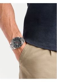 Nautica Zegarek Sporty Chronograph NAPBSS505 Srebrny. Kolor: srebrny. Styl: sportowy
