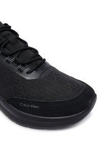 Calvin Klein Sneakersy Light Eva Runn Laceup Aop HM0HM02343 Czarny. Kolor: czarny. Materiał: materiał #3