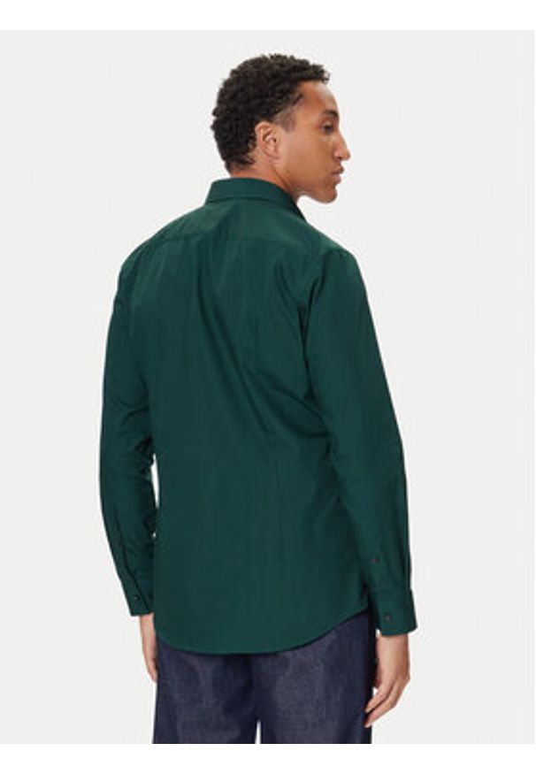 Hugo - HUGO Koszula Kenno 50289499 Zielony Slim Fit. Kolor: zielony. Materiał: bawełna