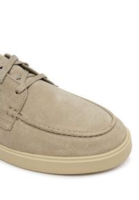Clarks Półbuty Lockford Boat 26186610 Szary. Kolor: szary. Materiał: skóra, zamsz #6