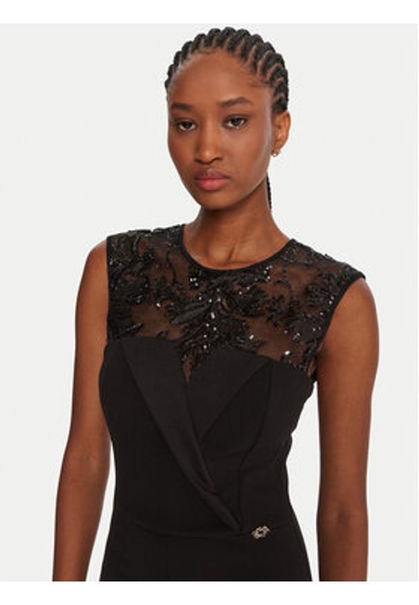 Rinascimento Kombinezon CFC0020084002 Czarny Slim Fit. Kolor: czarny. Materiał: syntetyk