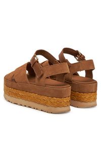 Ugg Sandały W Aubrey Ankle Strap 1167471 Brązowy. Kolor: brązowy. Materiał: zamsz, skóra #4