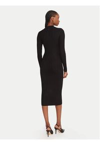 Guess Sukienka dzianinowa W5BK60 Z2YJ2 Czarny Slim Fit. Kolor: czarny. Materiał: wiskoza #5
