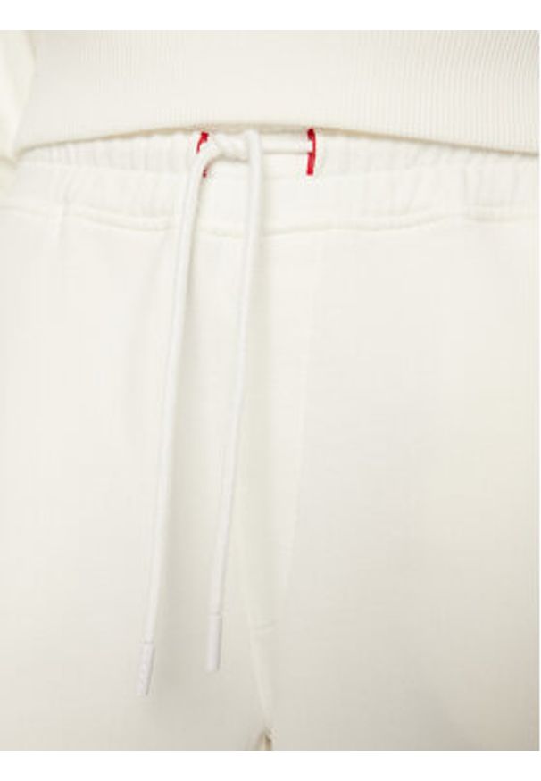 Tommy Jeans Spodnie dresowe H Graphic DW0DW20558 Biały Regular Fit. Kolor: biały. Materiał: bawełna