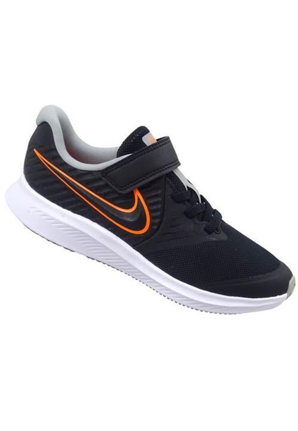 Buty treningowe dla dzieci Nike Star Runner 2. Zapięcie: rzepy. Kolor: czarny. Materiał: materiał, syntetyk, tkanina. Szerokość cholewki: normalna