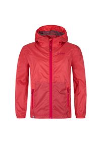 Dziewczęca kurtka wodoodporna Kilpi Deneri. Kolor: różowy. Sport: turystyka piesza #1