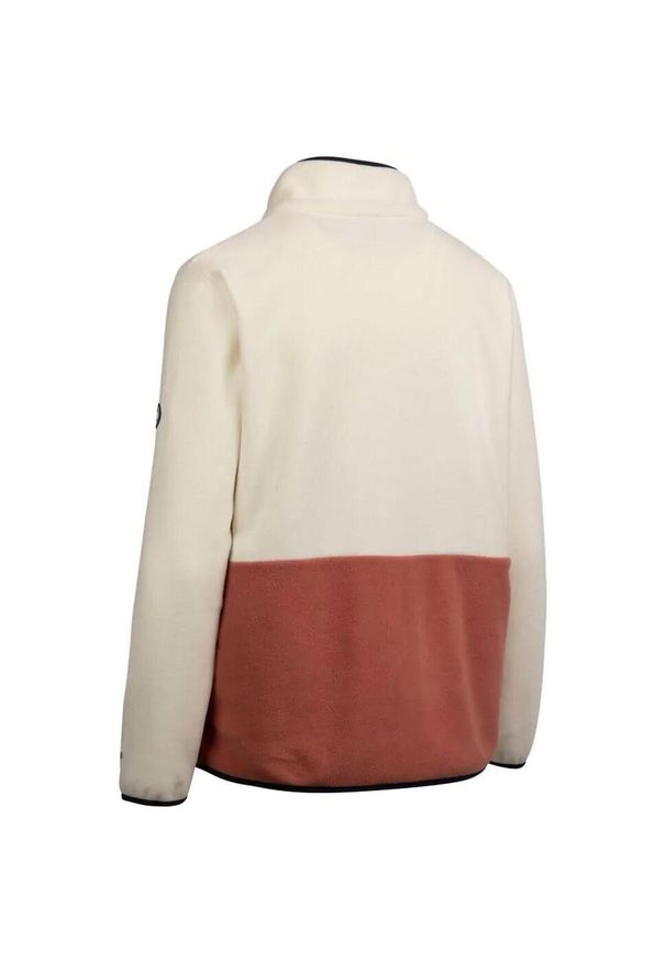 TRESPASS - Damska Bluza Polarowa Member Fleece Jacket. Kolor: biały. Materiał: polar. Sezon: zima. Styl: sportowy. Sport: turystyka piesza