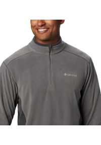 columbia - Polar Sportowy Męski Columbia Klamath Range Half Zip. Kolor: szary. Materiał: polar