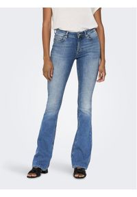 only - ONLY Jeansy Blush 15245444 Niebieski Flared Fit. Kolor: niebieski