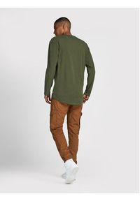 Jack & Jones - Jack&Jones Longsleeve Noa 12190128 Zielony Loose Fit. Kolor: zielony. Materiał: bawełna. Długość rękawa: długi rękaw #7