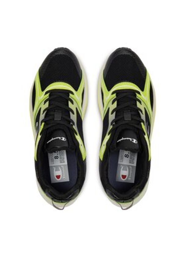 Champion Sneakersy Vibe Low Cut Shoe S22187-CHA-KK015 Czarny. Kolor: czarny. Materiał: materiał