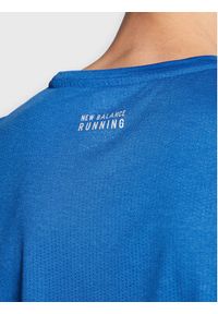 New Balance Koszulka techniczna Impact Run MT21262 Niebieski Athletic Fit. Kolor: niebieski. Materiał: syntetyk. Sport: bieganie #4