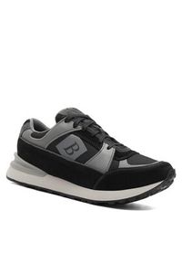 Badura Sneakersy GRAFTON-23 MB Czarny. Kolor: czarny. Materiał: zamsz, skóra #4