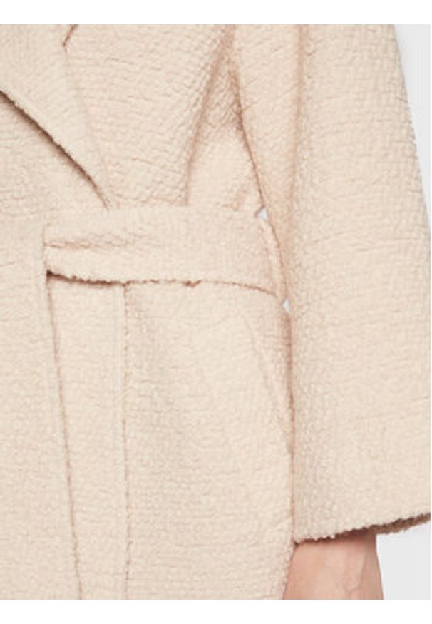 Notes du Nord - Notes Du Nord Płaszcz wełniany Enya 12981 Beżowy Regular Fit. Kolor: beżowy. Materiał: wełna, syntetyk