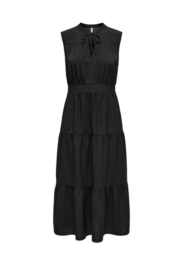 only - ONLY Sukienka codzienna Nova 15347921 Czarny Regular Fit. Okazja: na co dzień. Kolor: czarny. Materiał: wiskoza. Typ sukienki: proste. Styl: casual