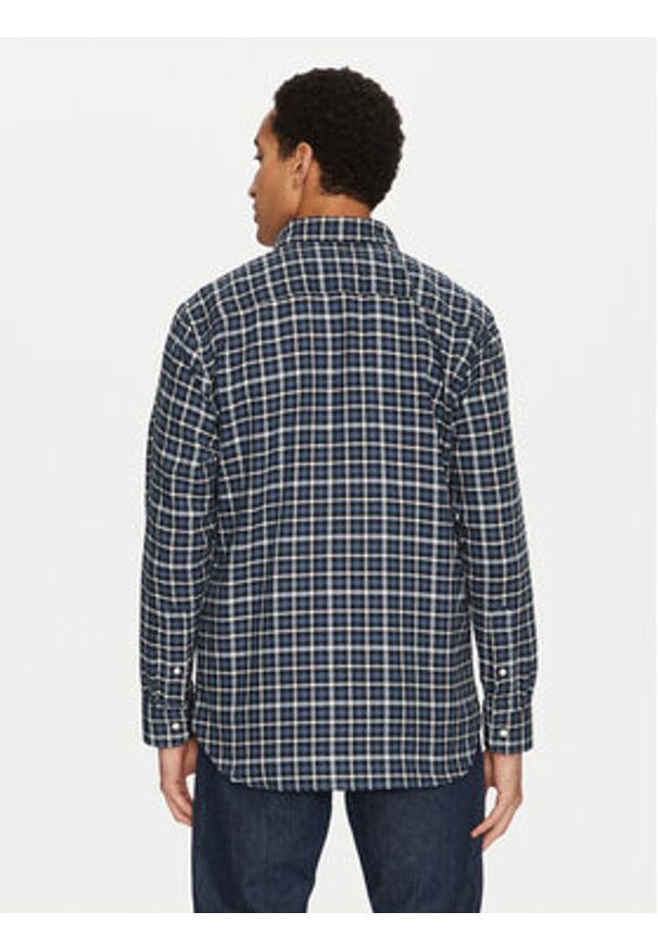 TOMMY HILFIGER - Tommy Hilfiger Koszula Gingham MW0MW37573 Granatowy Regular Fit. Kolor: niebieski. Materiał: bawełna
