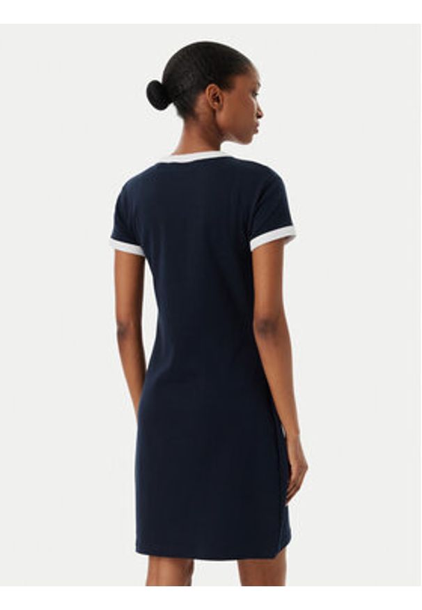 Guess Sukienka codzienna V6GK05 K2988 Granatowy Regular Fit. Okazja: na co dzień. Kolor: niebieski. Materiał: bawełna. Typ sukienki: proste. Styl: casual