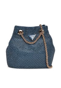 Guess Torebka Zalina Mini HWRP93 50750 Granatowy. Kolor: niebieski