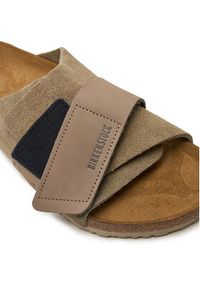 Birkenstock Klapki Kyoto Lenb 1015572 Beżowy. Kolor: beżowy. Materiał: nubuk, skóra #4